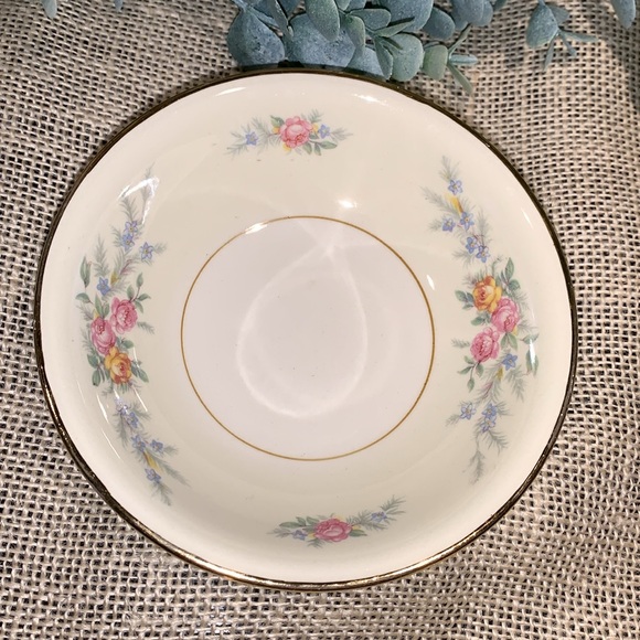 Fruit Dessert Bowl Eggshell Nautilus “Cashmere” by Homer Laughlin 1940’s - Picture 4 of 6